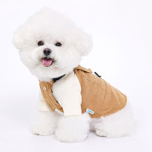 KFX-9860797 Pet Tooling Strap for Small and Medium-sized Dogs in Brown - Available in Multiple Sizes