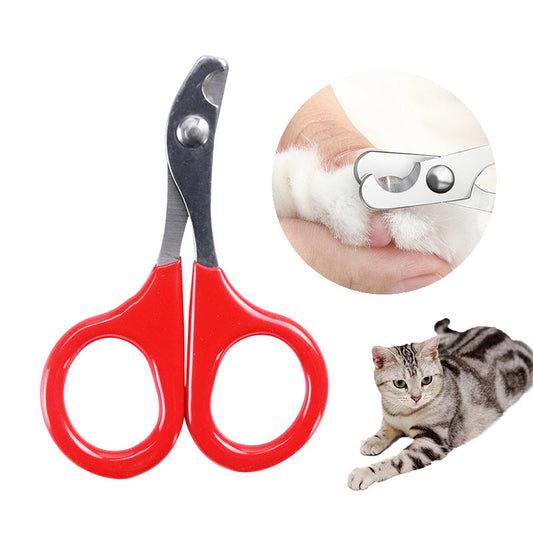 KFX-9865661 Professional Pet Nail Clippers for Small Dogs and Cats - Stainless Steel Blades with Comfortable Grip