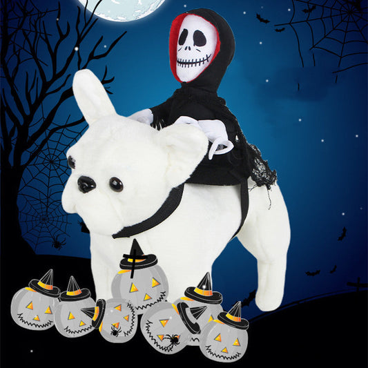 KFX-9884733 Teddy Cape Ghost Costume for Holiday Parties, Polyester, Sizes S & M