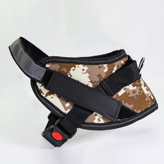 KFX-9908541 Adjustable Reflective Nylon Dog Leash with Durable Buckle and Stainless Steel Ring