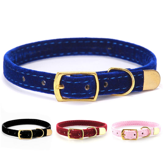 KFX-9914429 Flocking Cat Collar - Soft and Comfortable Design for Your Feline Companion