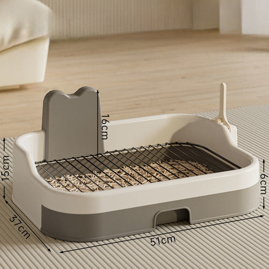 KFX-9935165 Portable Indoor Dog Potty Tray - Puppy Training Litter Pan for Convenient Pet Care