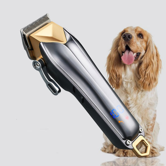KFX-9935293 Pet Electric Hair Clipper Kit with Multiple Guide Combs and Accessories