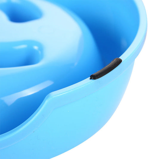 KFX-9968445 Anti-Choking Slow Feeder Bowl for Pets – Melamine, Non-Slip, Multi-Color Options