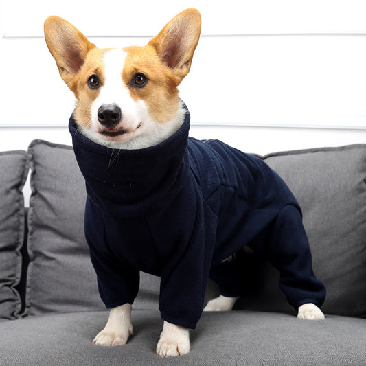 KFX-9999421 Windproof Fleece Dog Snow Suit for Cold Weather – Available in Multiple Sizes