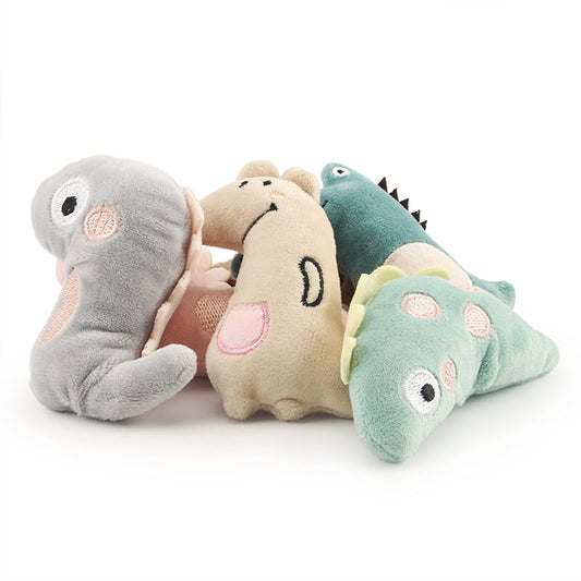 6pcs/lot Cute Dinosaur Plush Cat Toy Cute Pet Toy