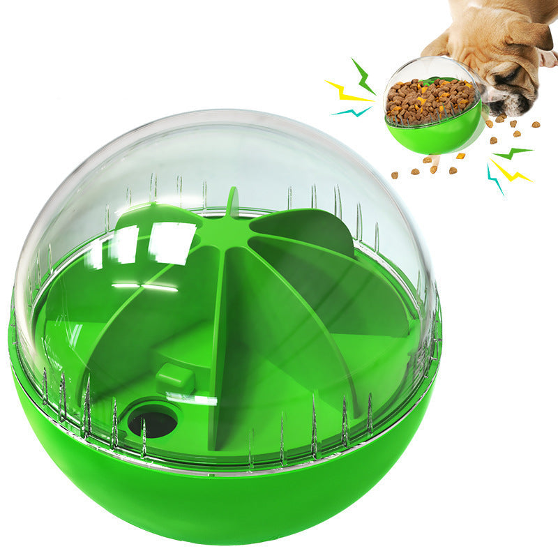 Adjustable Leaky Feeding Puzzle Sound Ball Lemon Dog Toy