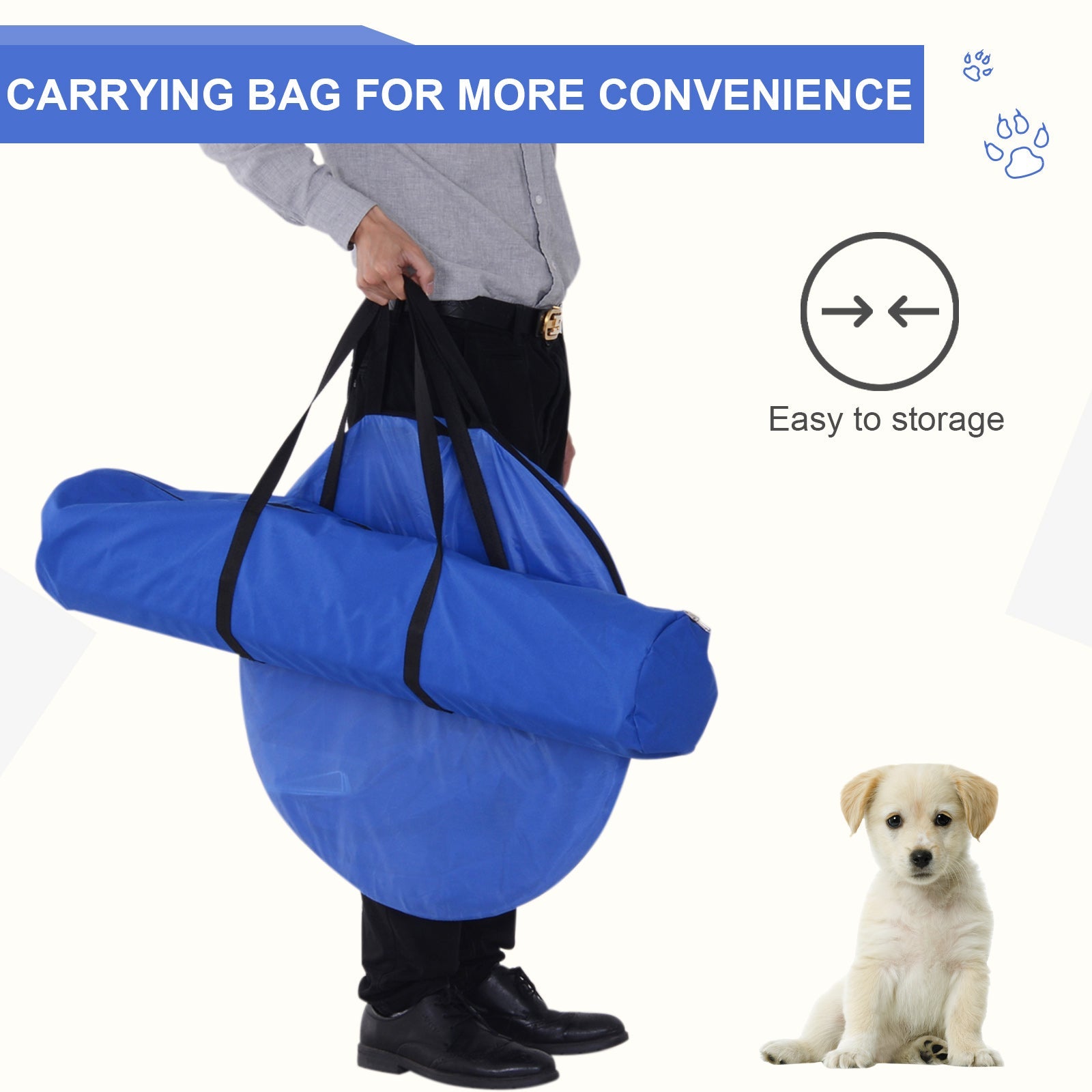 Backyard Competitive Dog Agility Training Kit Obstacle Course Equipment