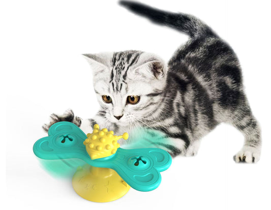 Butterfly cat turntable