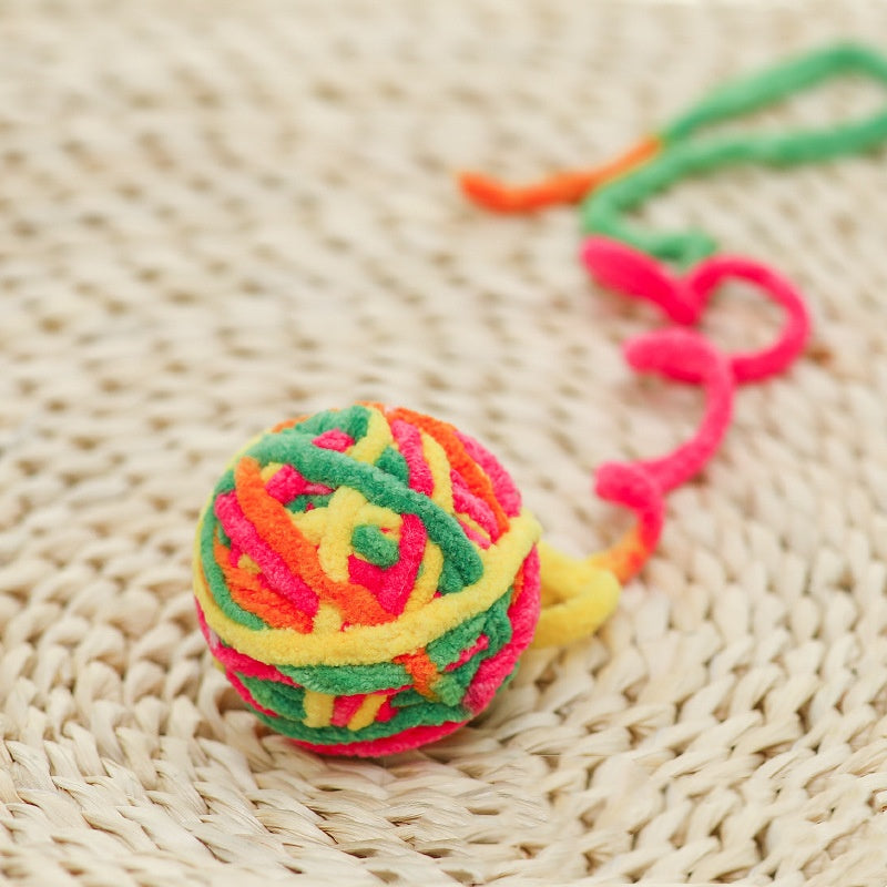 Cat Large Funny Self-relief Toy Handmade Woolen Yarn Ball