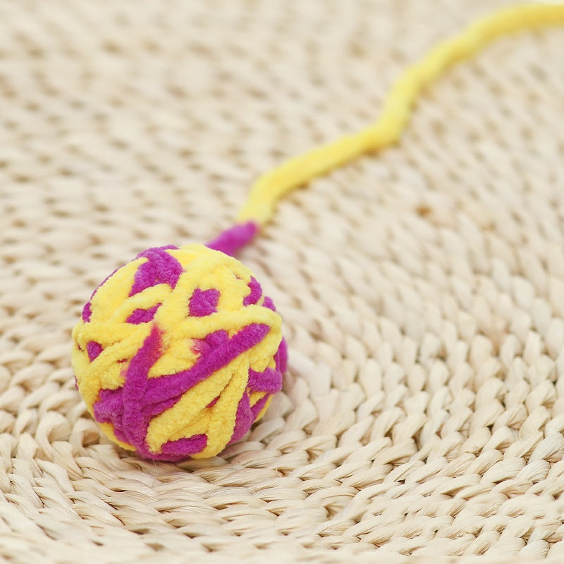 Cat Large Funny Self-relief Toy Handmade Woolen Yarn Ball