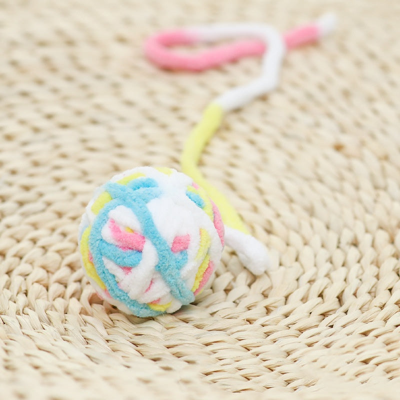 Cat Large Funny Self-relief Toy Handmade Woolen Yarn Ball