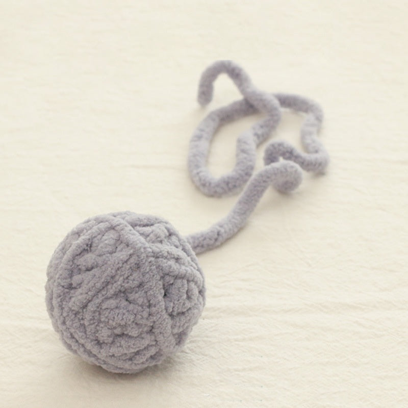 Cat Large Funny Self-relief Toy Handmade Woolen Yarn Ball