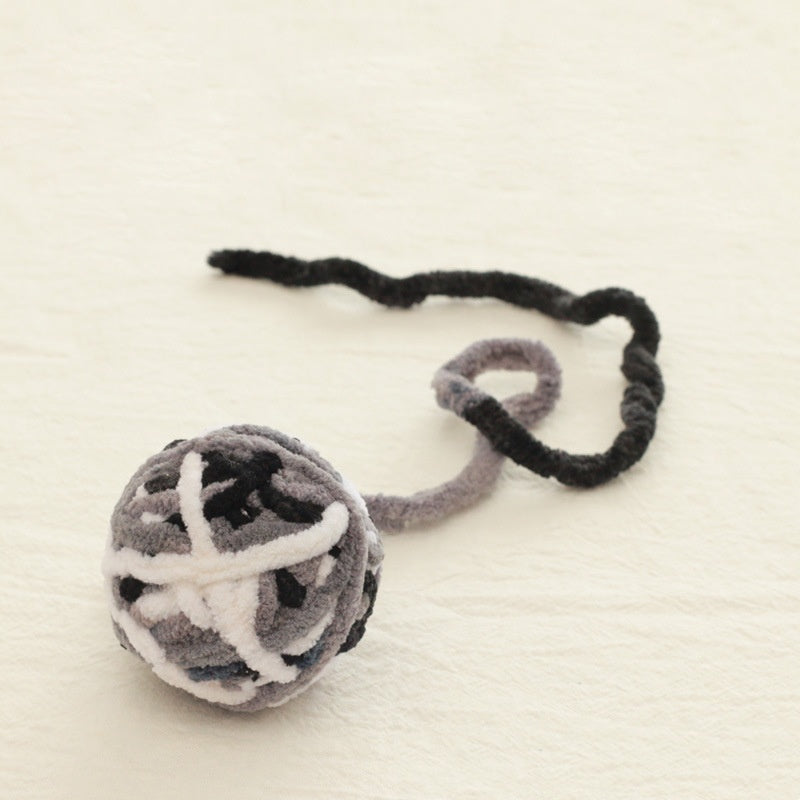Cat Large Funny Self-relief Toy Handmade Woolen Yarn Ball