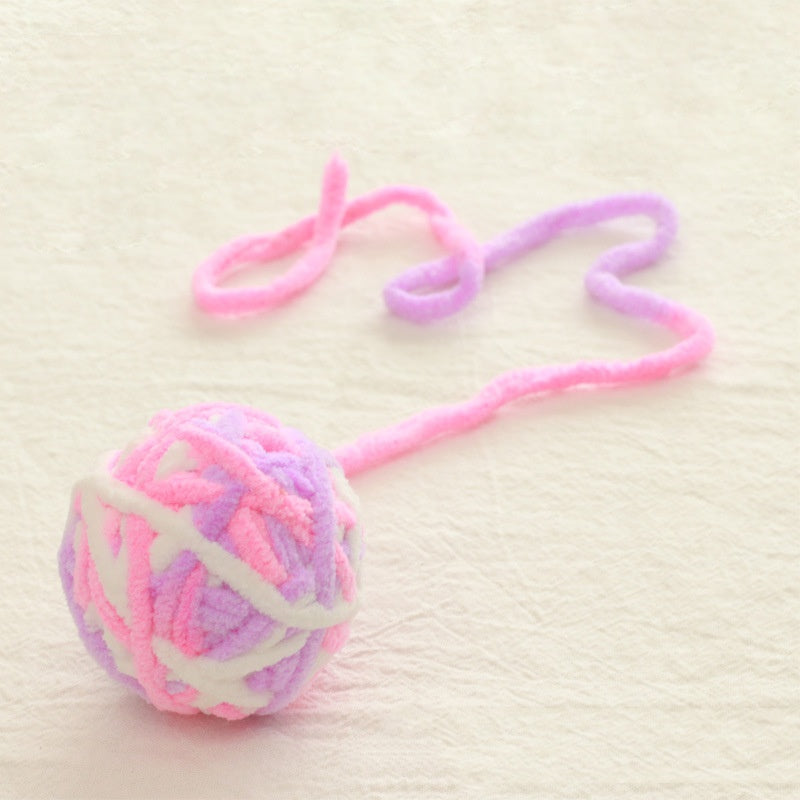 Cat Large Funny Self-relief Toy Handmade Woolen Yarn Ball