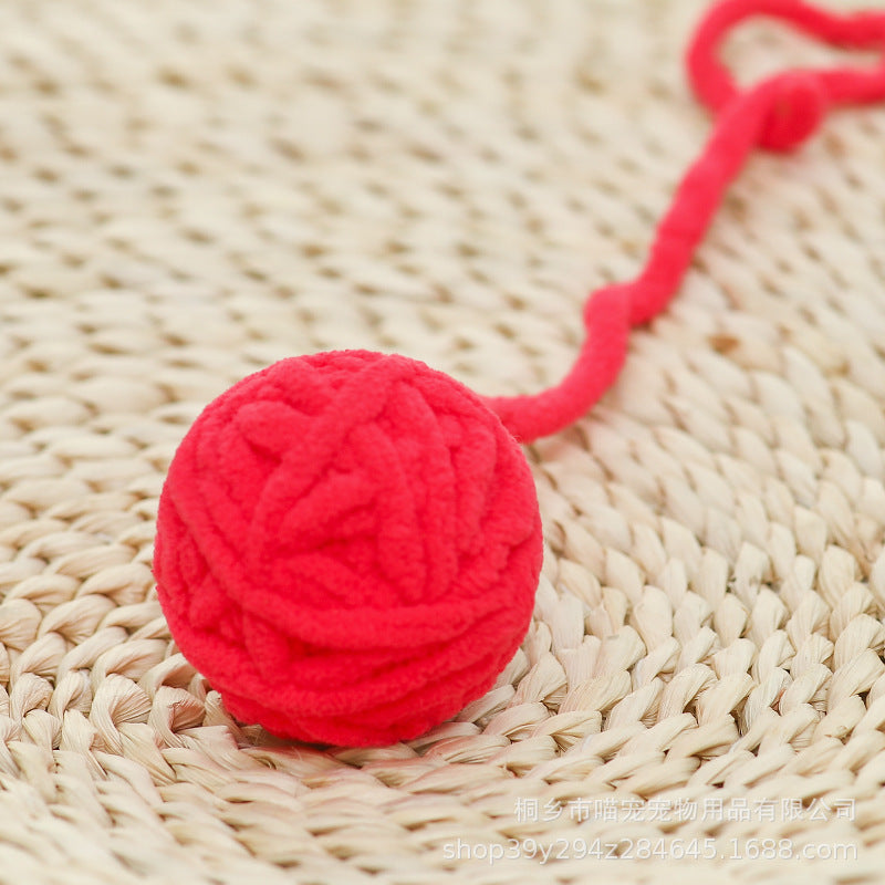 Cat Large Funny Self-relief Toy Handmade Woolen Yarn Ball