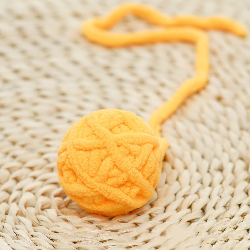 Cat Large Funny Self-relief Toy Handmade Woolen Yarn Ball