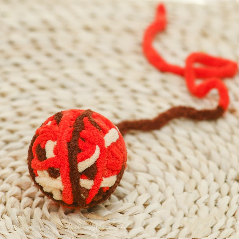 Cat Large Funny Self-relief Toy Handmade Woolen Yarn Ball