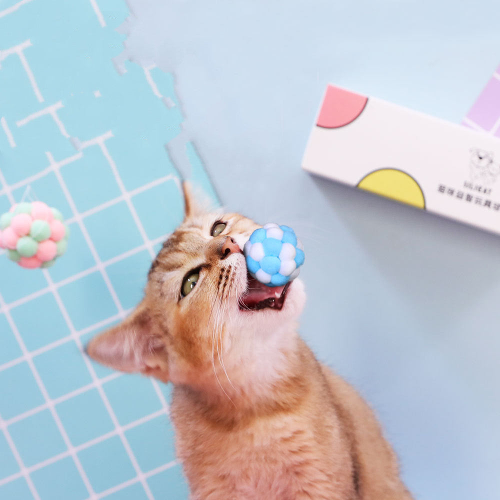 Cat Plush Gnaw Stick Self-Products Play Ball