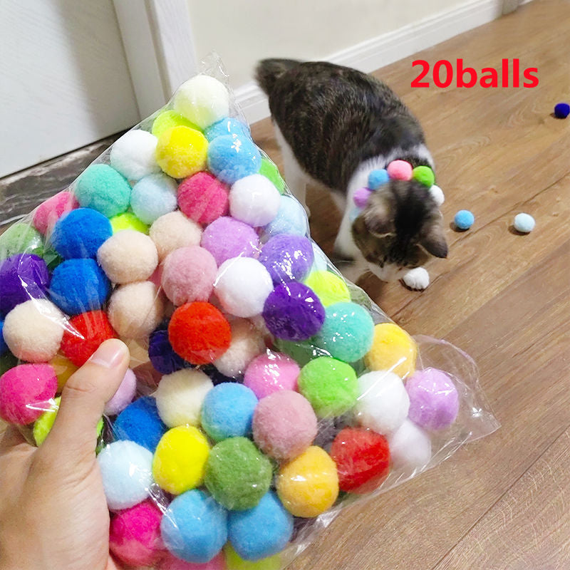 Cat Pompons Gun Relief Toy