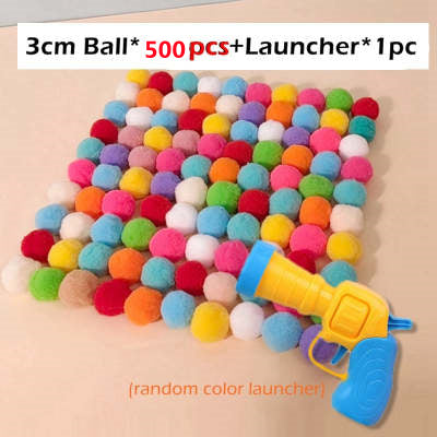 Cat Pompons Gun Relief Toy