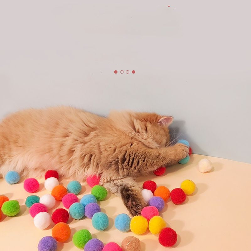 Cat Pompons Gun Relief Toy