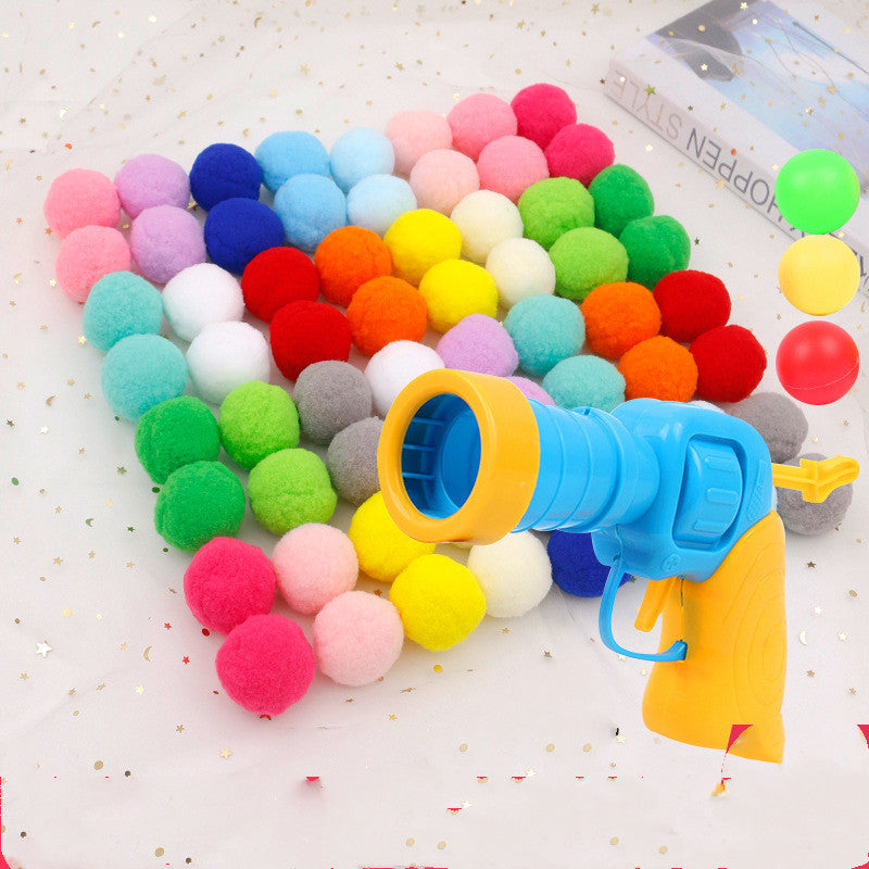 Cat Pompons Gun Relief Toy