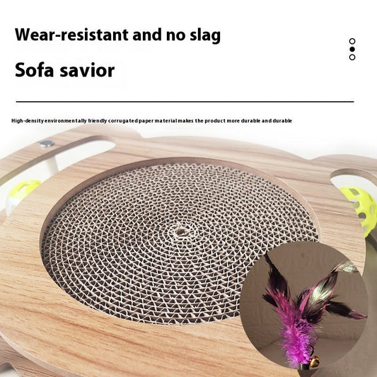Cat Scratch Board Wear-resistant Non-chip Vertical Triangular Corrugated Paper