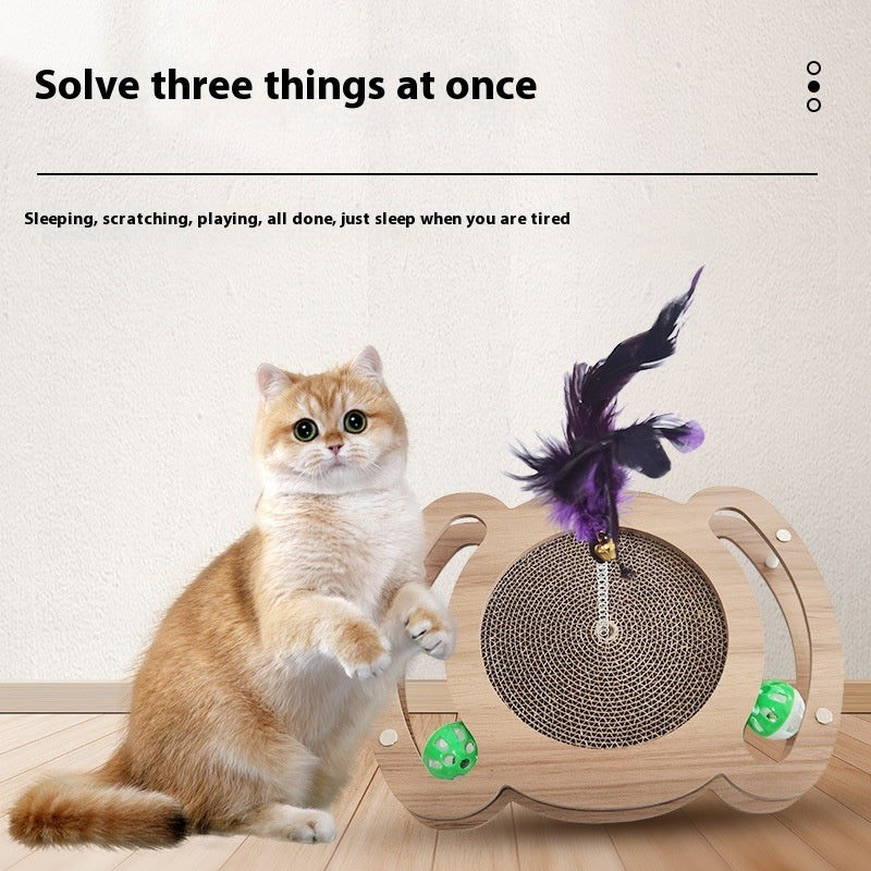 Cat Scratch Board Wear-resistant Non-chip Vertical Triangular Corrugated Paper