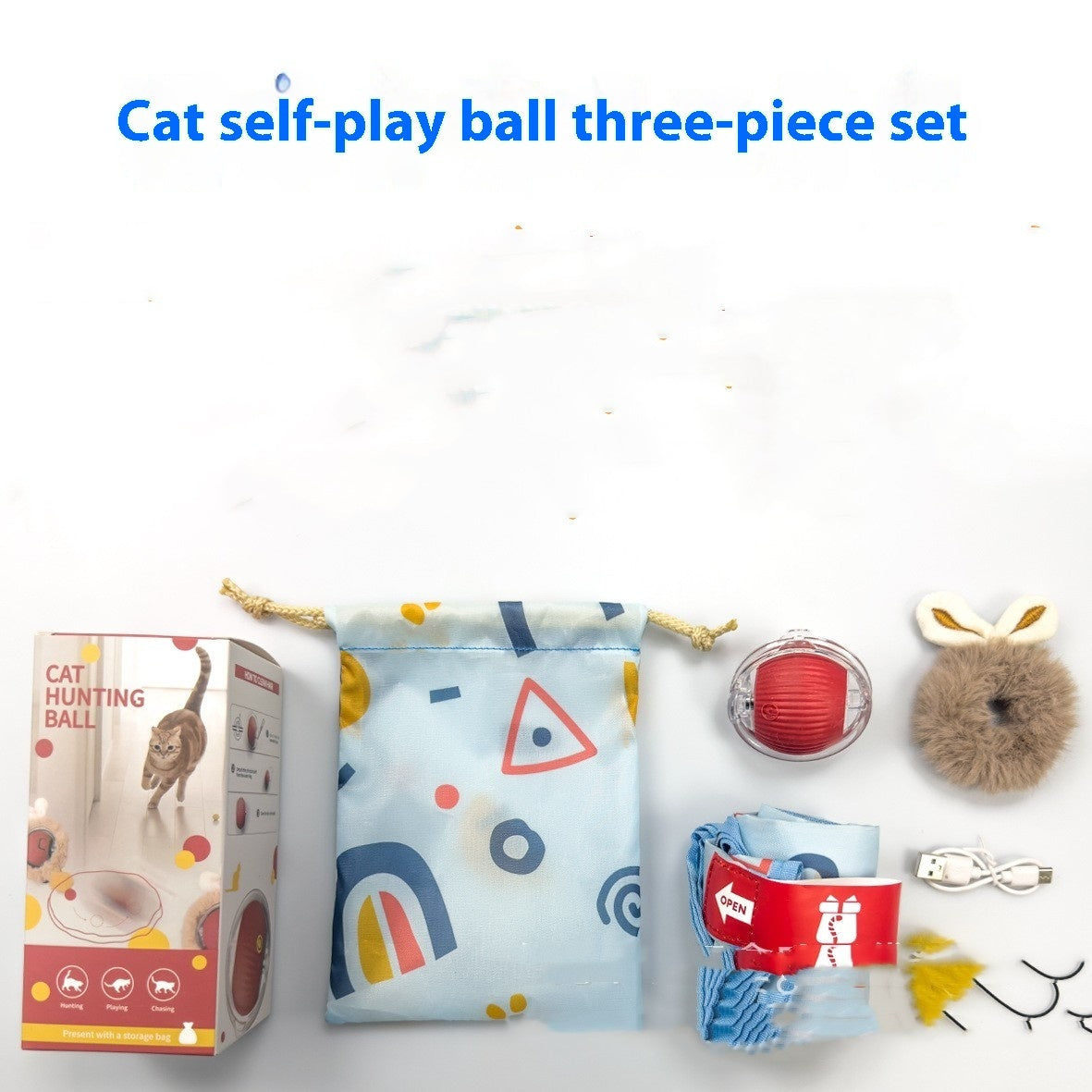 Cat Self-hi Ball Three-piece Round Double-layer Hunting Cover