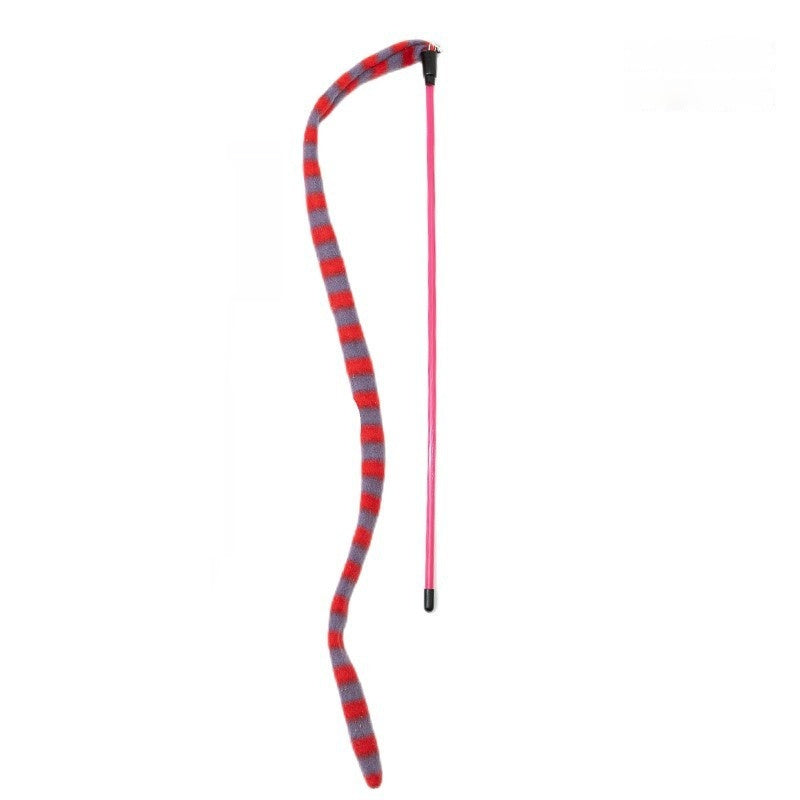 Cat Teaser Wand With A Long Pole And A Bell