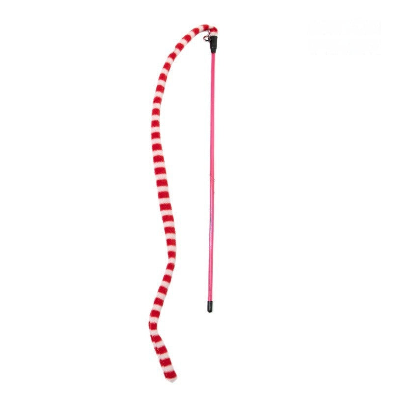 Cat Teaser Wand With A Long Pole And A Bell
