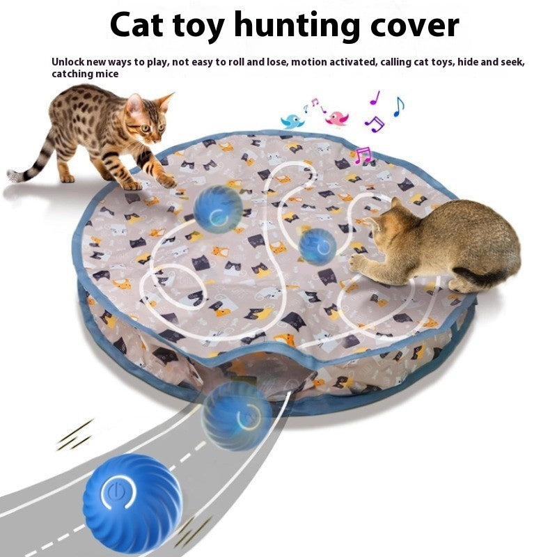 Cat Toy Hunting Cover Self-Hi Relieving Stuffy Hiding Cover
