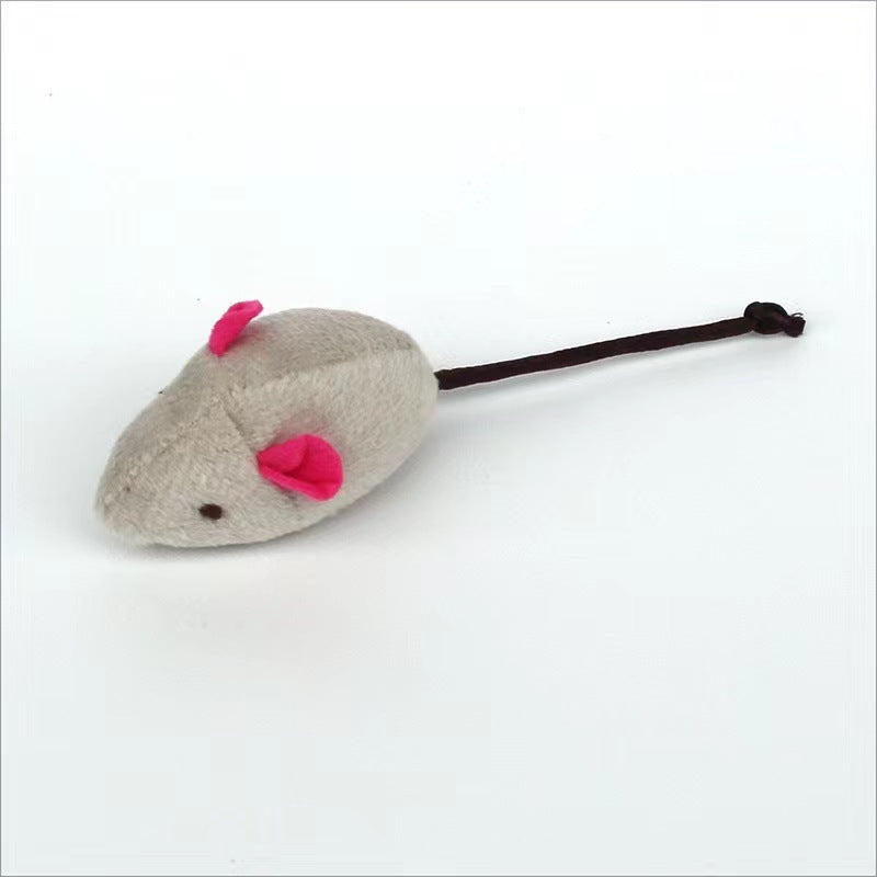 Cat Toy Simulation Little Mouse Self-happiness Mint Toy Scratch-resistant Plush Pet Supplies