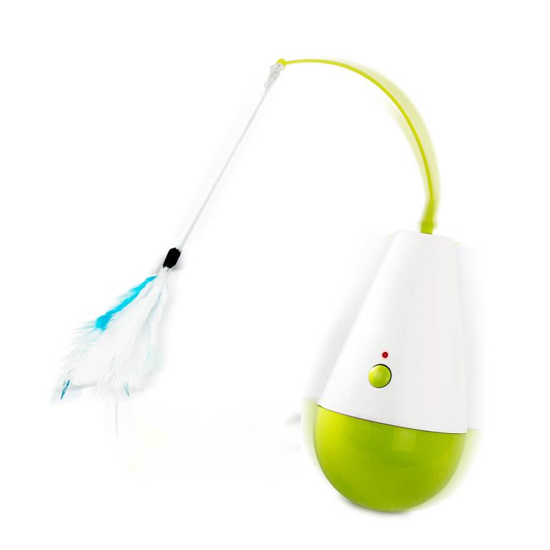 Cat Toy Tumbler Electric Feather Spiral Turn