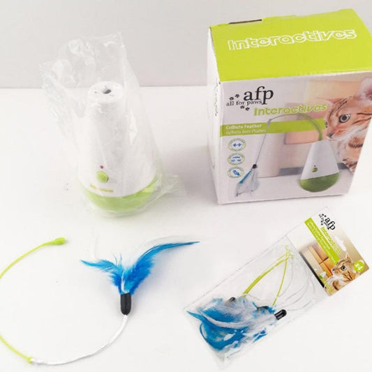 Cat Toy Tumbler Electric Feather Spiral Turn