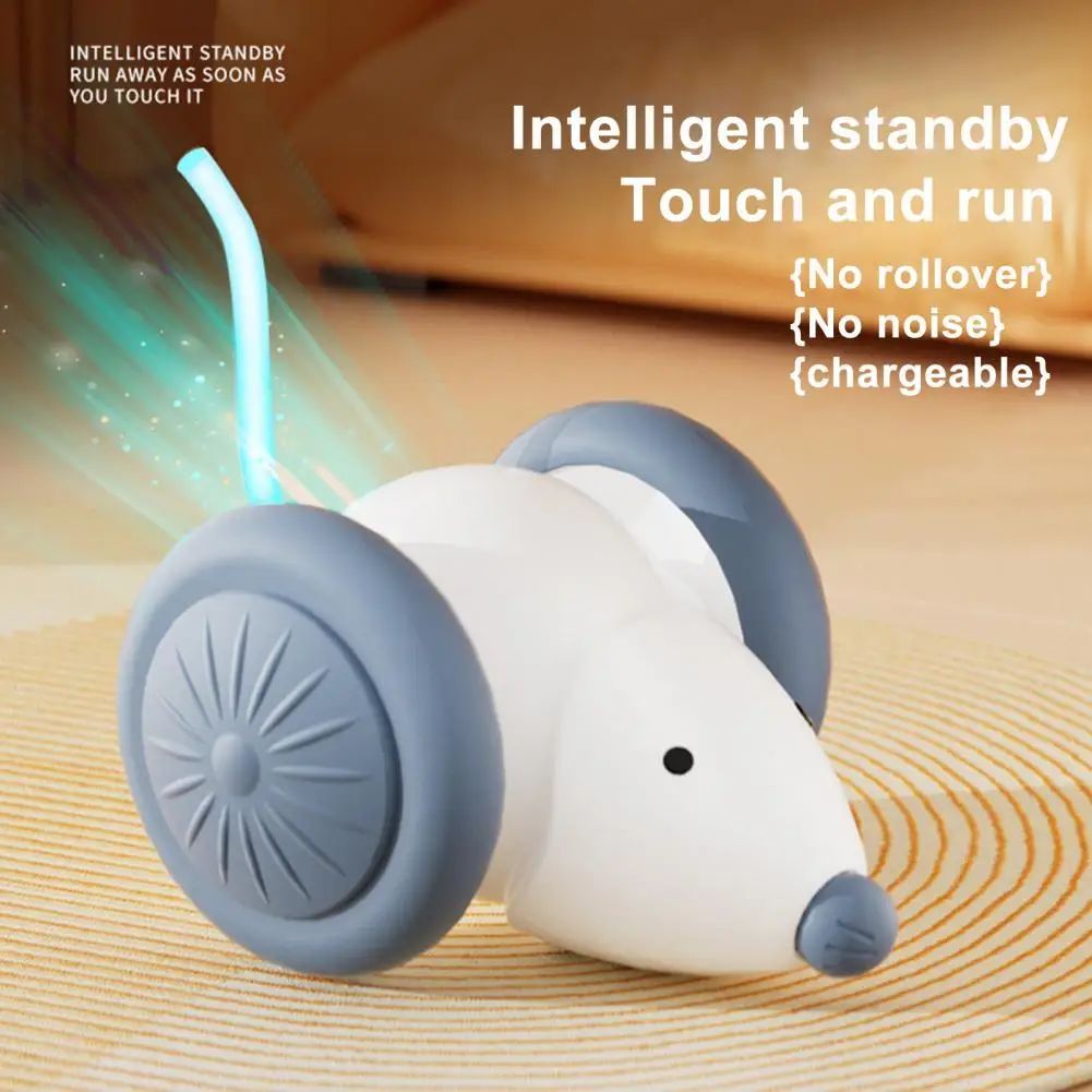 Cat Toys Interactive Electric Mouse Cat Toy Automatic Cat Teasing Stick Pet Supplies