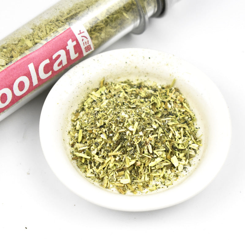 Cat snack spit fur ball powder bottle of catnip 45ml