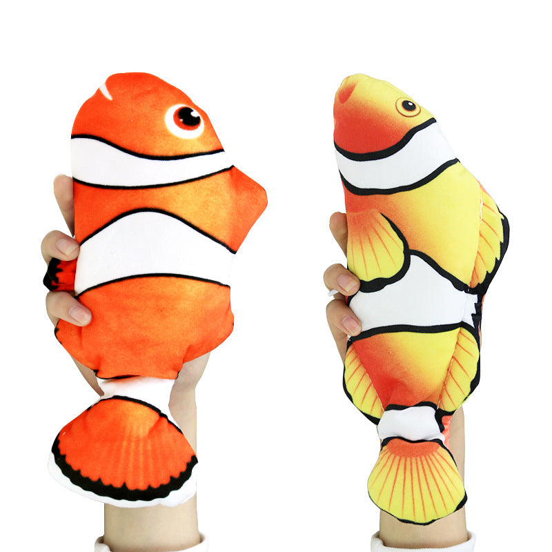 Cat toy simulation fish
