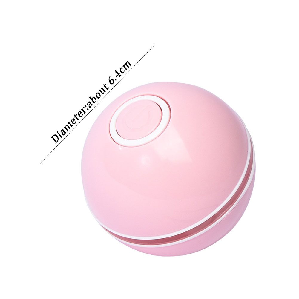 Colorful Smart Interactive Cat Toy with LED Light 360 Degree Self Rotating Ball