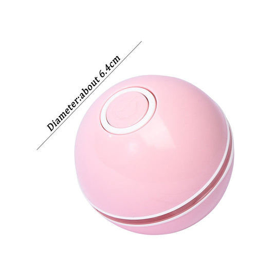 Colorful Smart Interactive Cat Toy with LED Light 360 Degree Self Rotating Ball