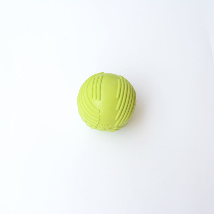 Dog Sound Ball TPR Teeth Grinding And Biting Toy Supplies