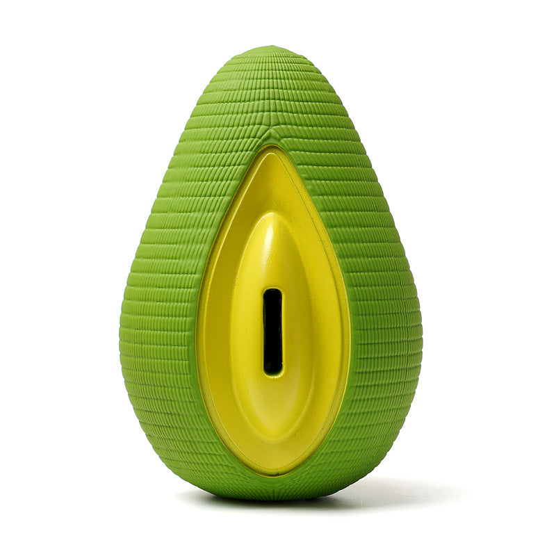 Dog Spills Ball Avocado Rubber Pet
