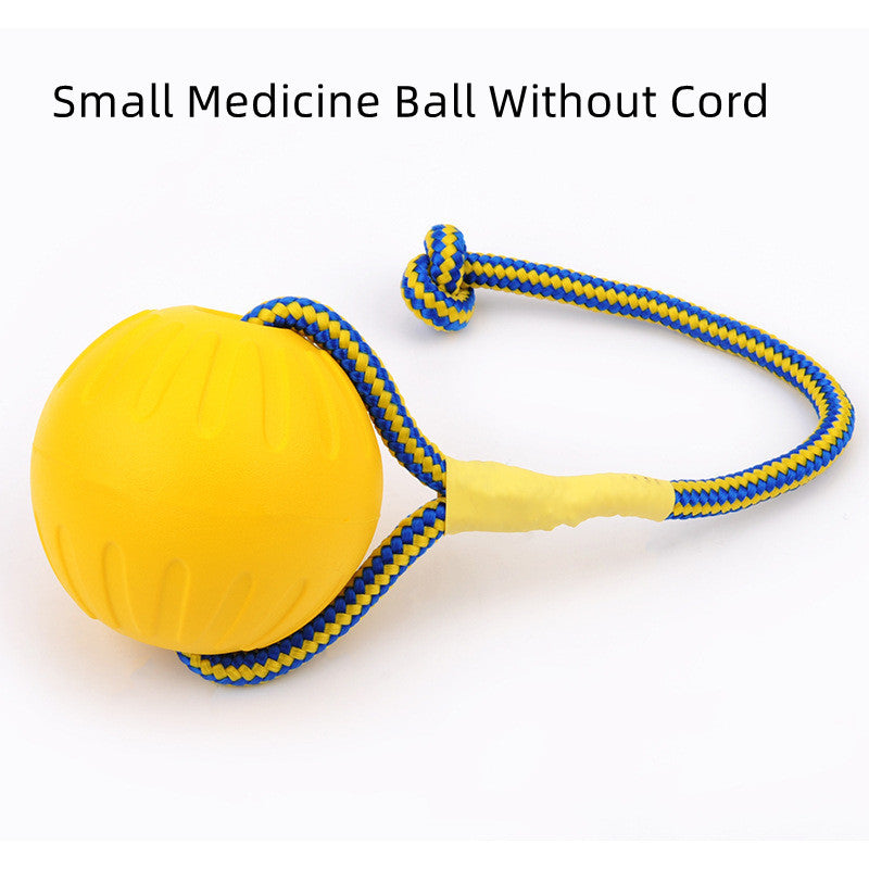 EVA Floating Pet Dog Training Ball Puppy Bite Resistant Ball With Rope Pet Training Ball Chew Toys For Pet Supplies