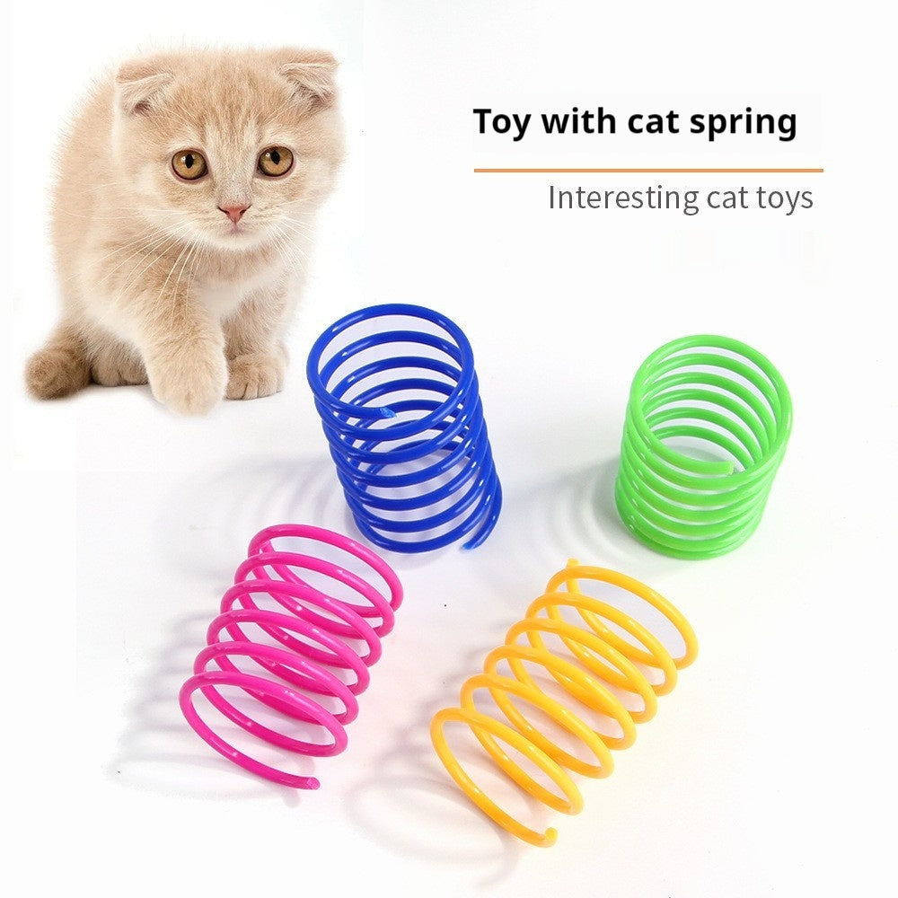 Funny Cat Color Plastic Relieving Stuffy Self-beating Elastic Interaction Bite-resistant Toys