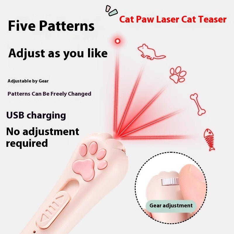 Funny Cat Pen Light Charging Toy Self-Hi Relieving Stuffy