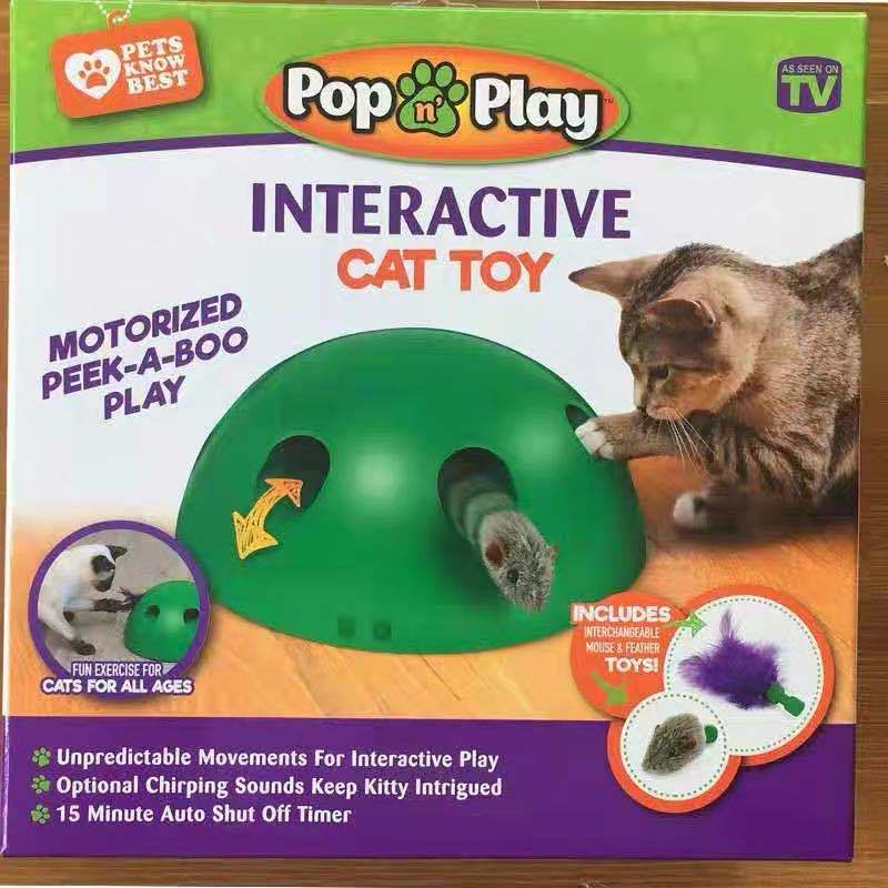 Funny Cat Toy Scratcher Electric Mouse