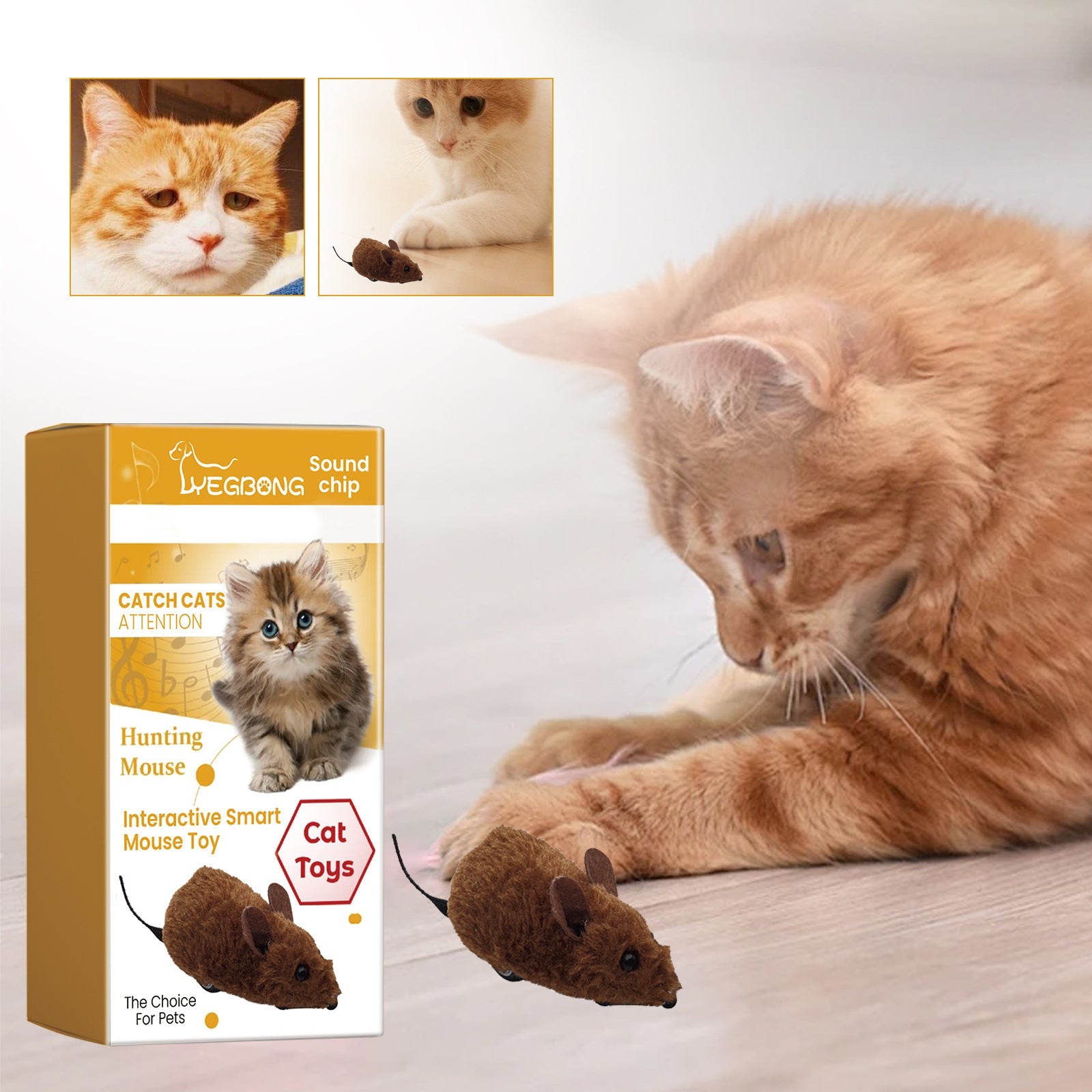 Interactive Pet Mouse ToySimulated Toy To Amuse Cats And Dogs