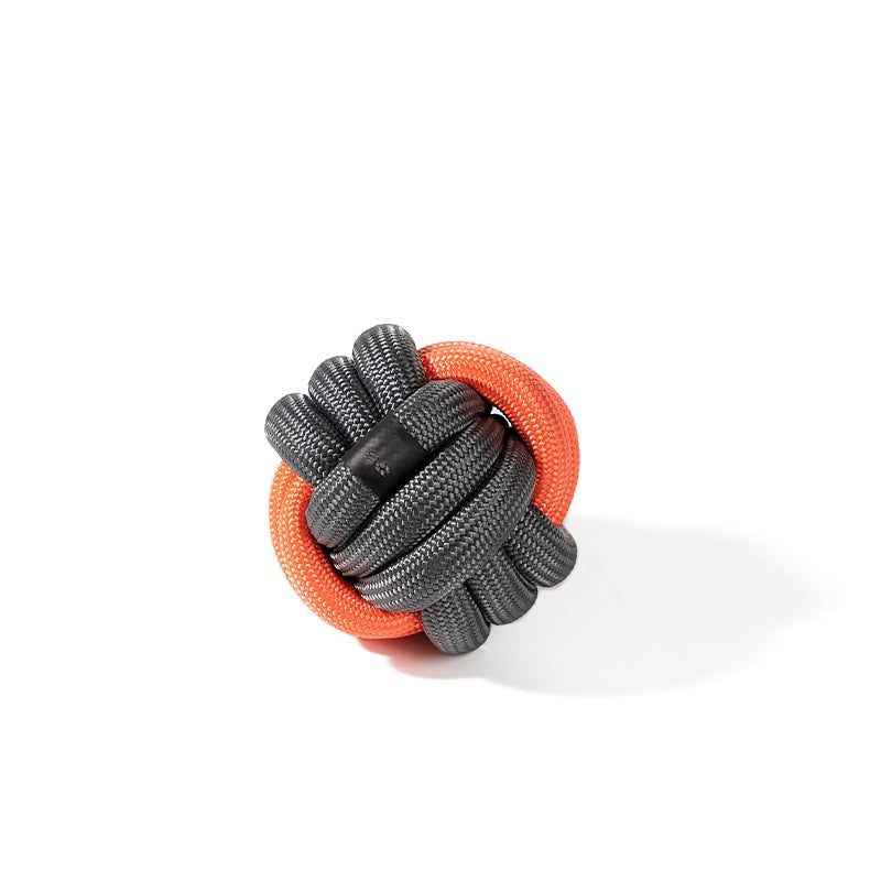 KFX-0000061 Dog Knot Toy for Small and Medium Breeds - Cotton Thread Ice Cream Ball Design