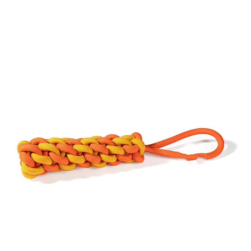 KFX-0000061 Dog Knot Toy for Small and Medium Breeds - Cotton Thread Ice Cream Ball Design